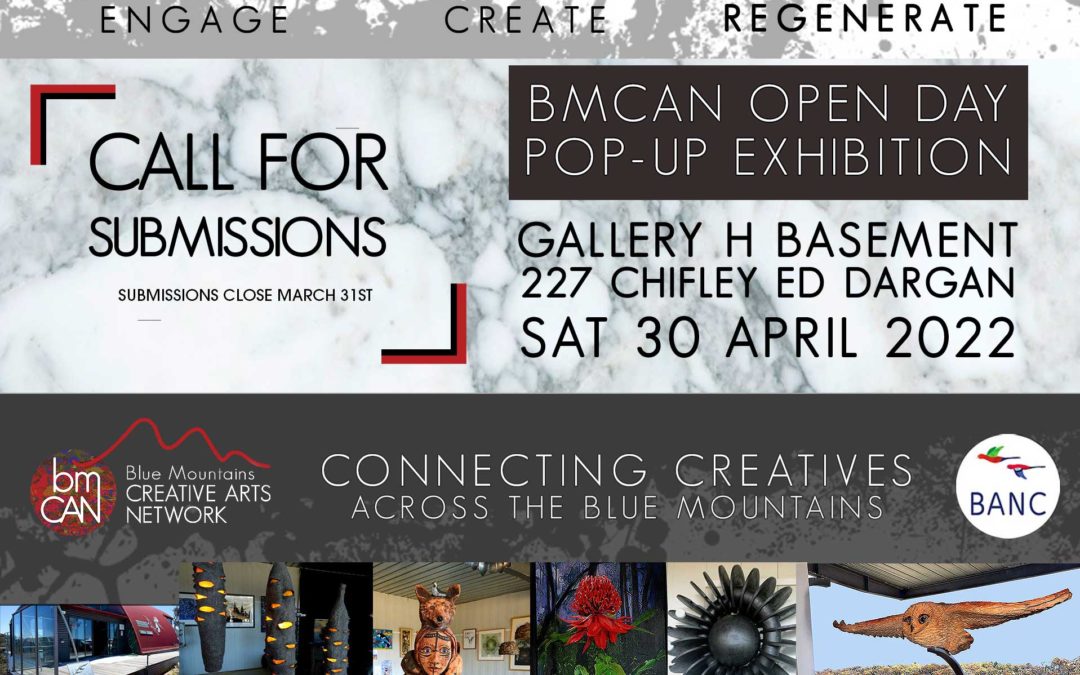 CALL FOR SUBMISSIONS For OPEN DAY POP-UP EXHIBITION
